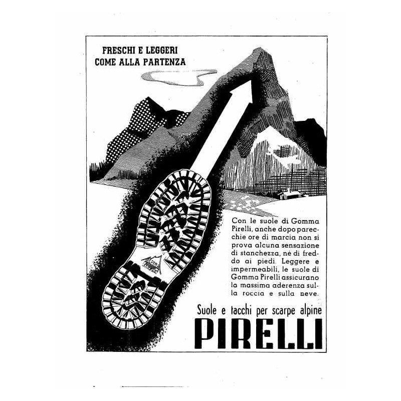 Pirelli suole e tacchi Per scarpe alpine