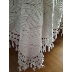 Coperta letto matrimoniale cotone fatta a mano vintage