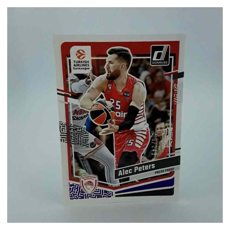 Donruss Alec Peters 44