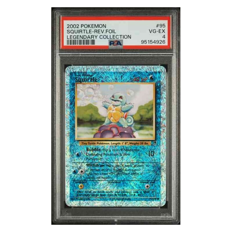 2002 POKEMON LEGENDARY COLLECTION 95/110 SQUIRTLE-REVERSE FOIL