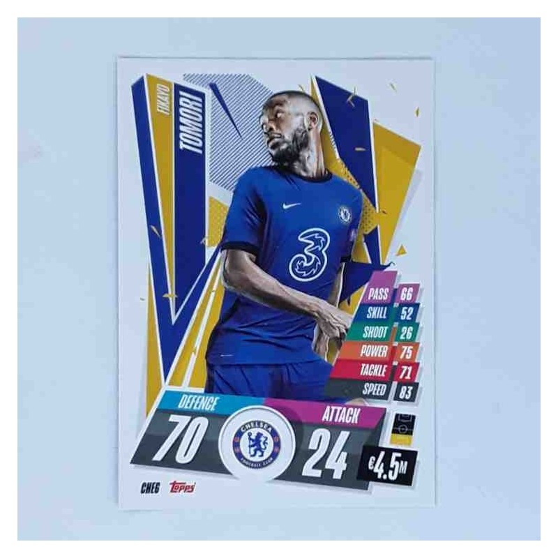 Match Attax Champions League Topps 2020 Fikayo Tomori Chelsea CHE6