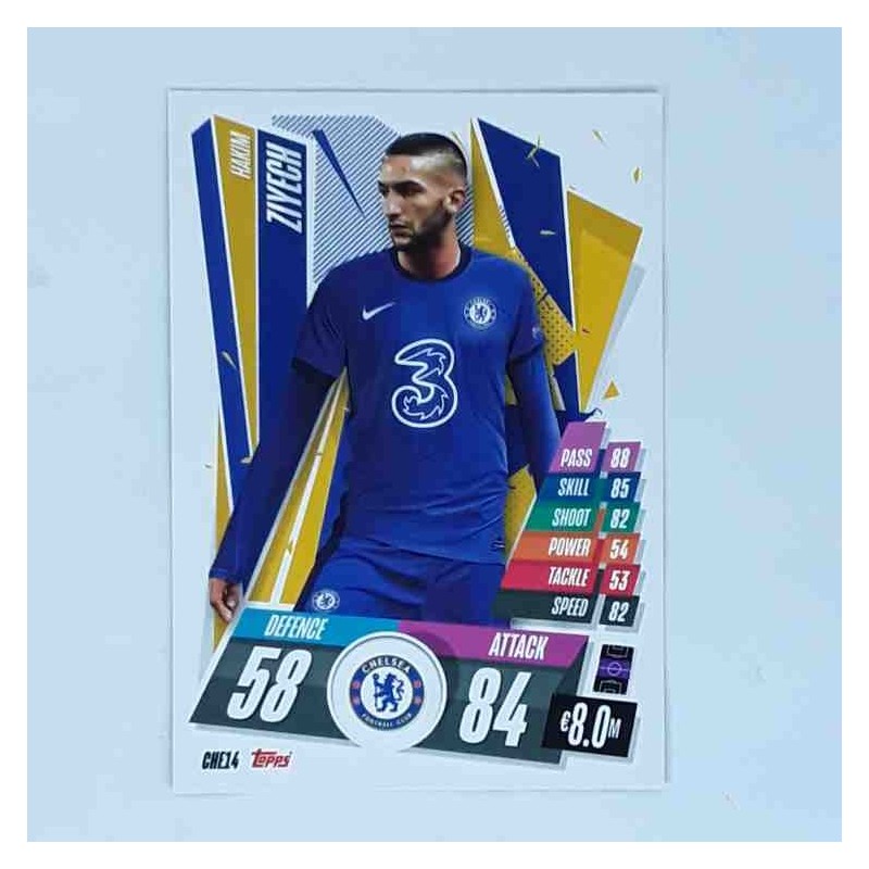 Match Attax Champions League Topps 2020 Hakim Ziyech Chelsea CHE14