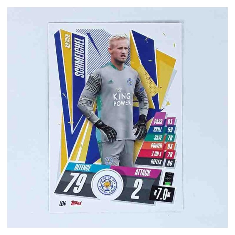 Match Attax Champions League Topps 2020 Kasper Schmeichel Leicester City LEI4