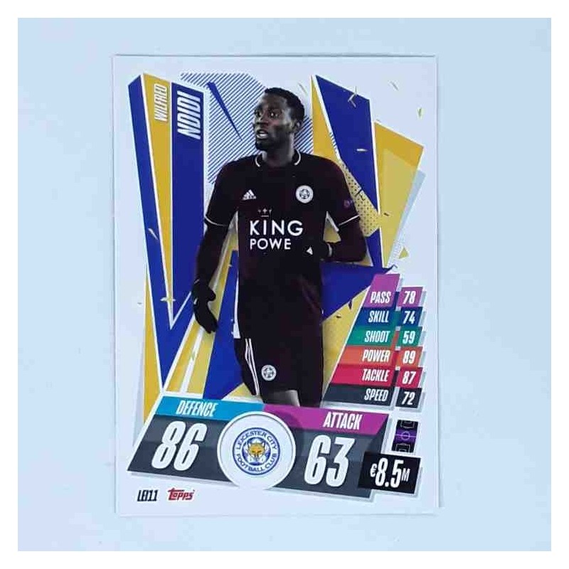 Match Attax Champions League Topps 2020 Wilfred Ndidi Leicester City LEI11