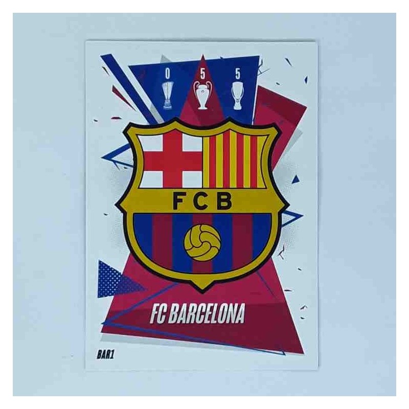 Match Attax Champions League Topps 2020 Team Badge Barcelona BAR1