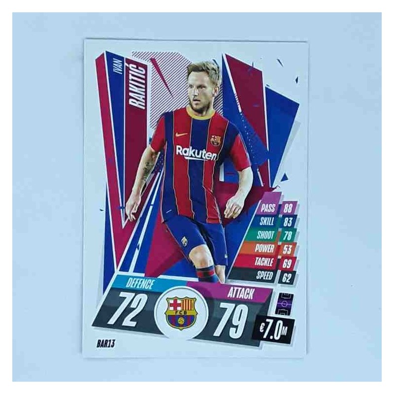 Match Attax Champions League Topps 2020 Ivan Rakitić Barcelona BAR13