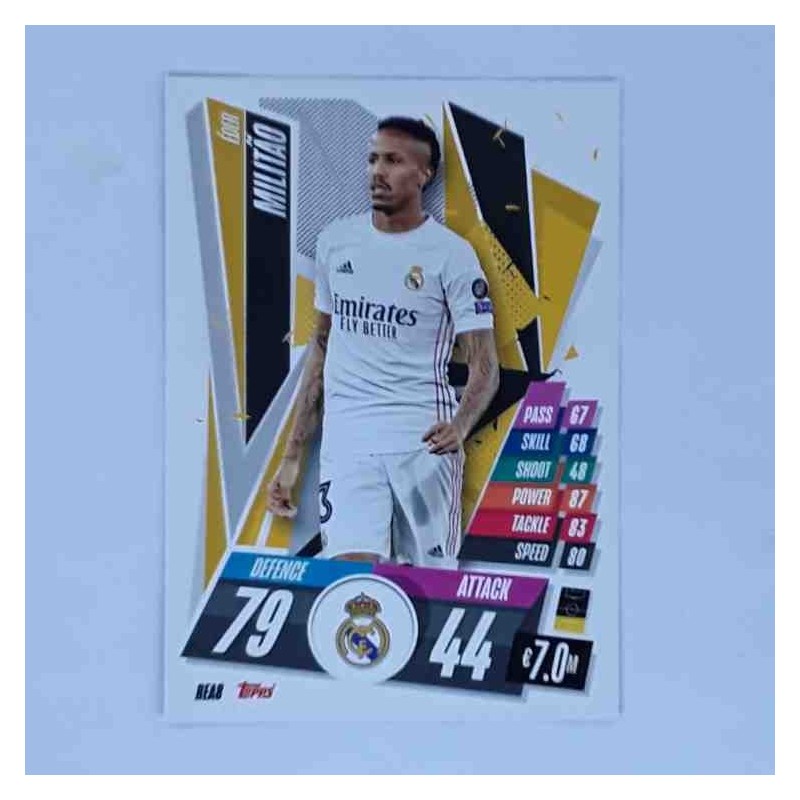 Match Attax Champions League Topps 2020 Éder Militão Real Madrid REA8