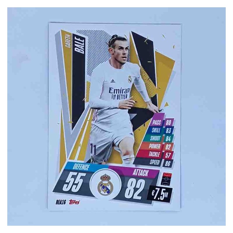 Match Attax Champions League Topps 2020 Gareth Bale Real Madrid REA16