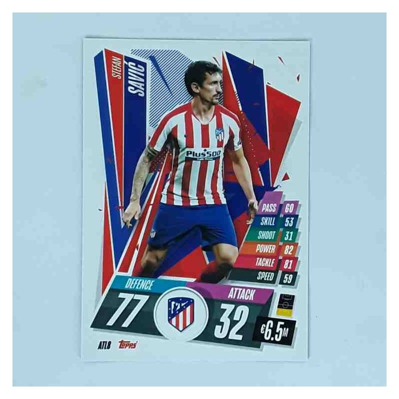 Match Attax Champions League Topps 2020 Stefan Savić Atletico Madrid ATL8