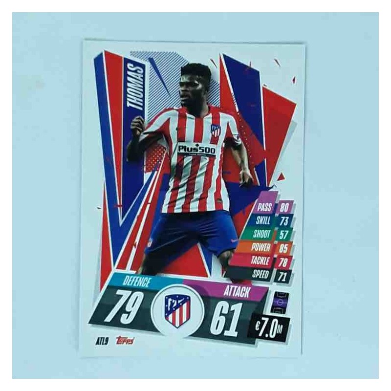 Match Attax Champions League Topps 2020 Thomas Partey Atletico Madrid ATL9