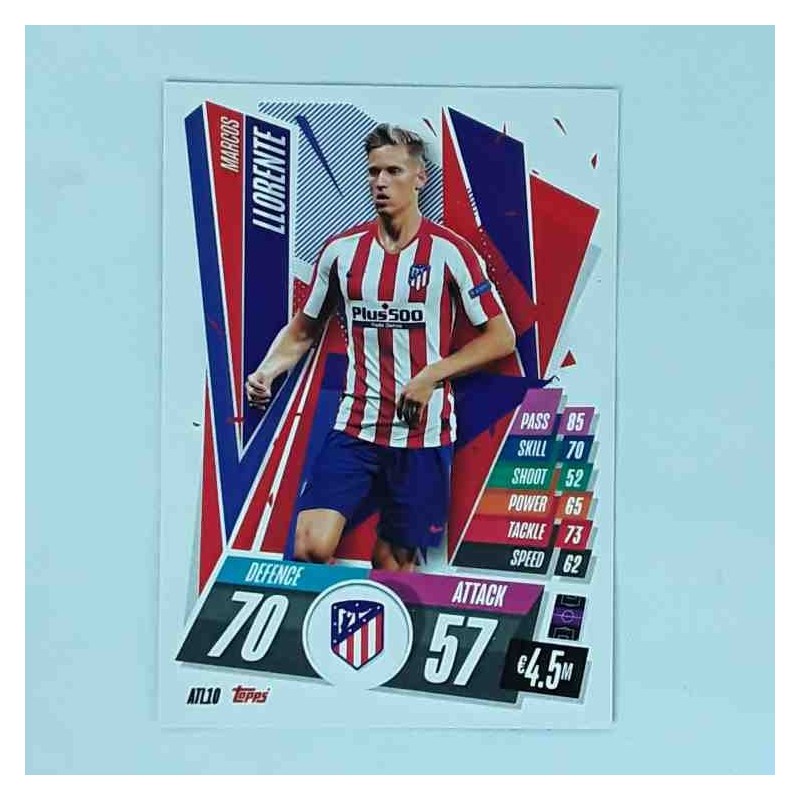 Match Attax Champions League Topps 2020 Marcos Llorente Atletico Madrid ATL10