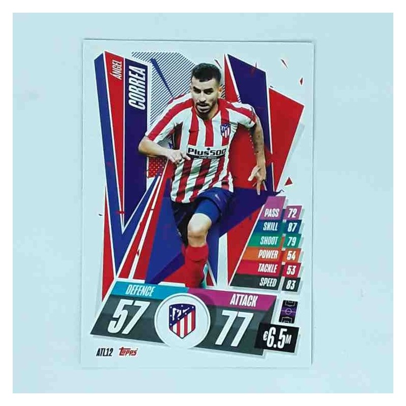 Match Attax Champions League Topps 2020 Ángel Correa Atletico Madrid ATL12