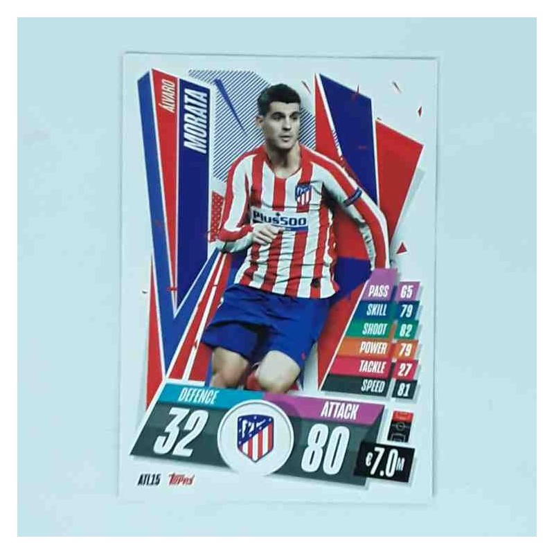 Match Attax Champions League Topps 2020 Álvaro Morata Atletico Madrid ATL15