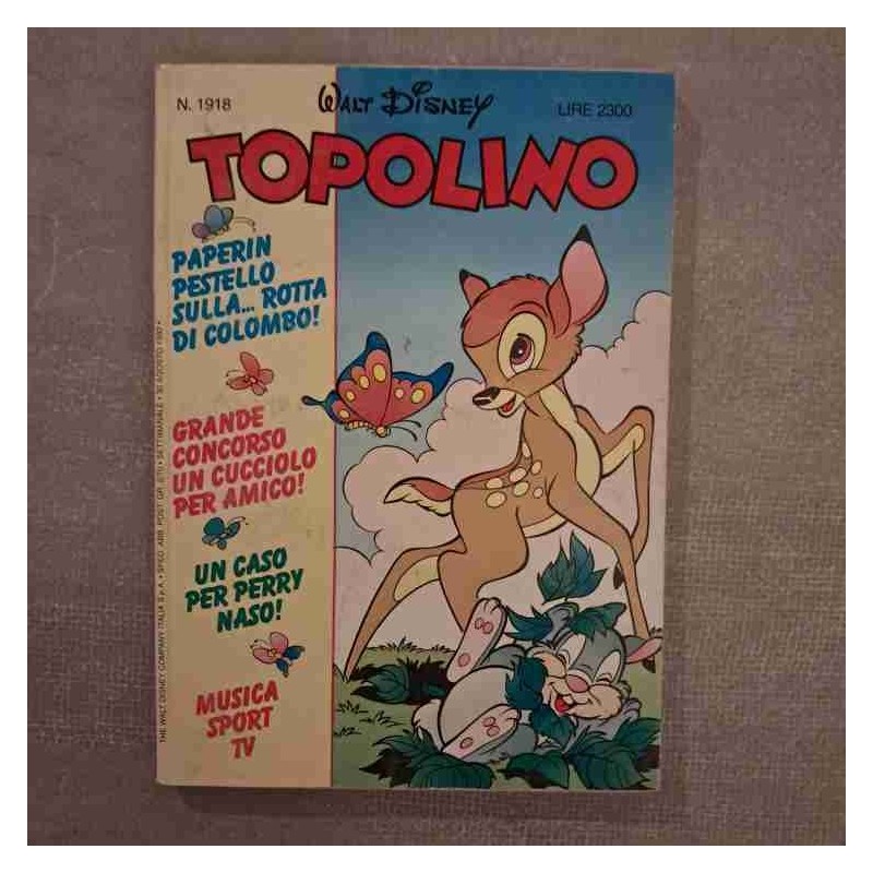 Topolino Libretto n. 1918 Walt Disney