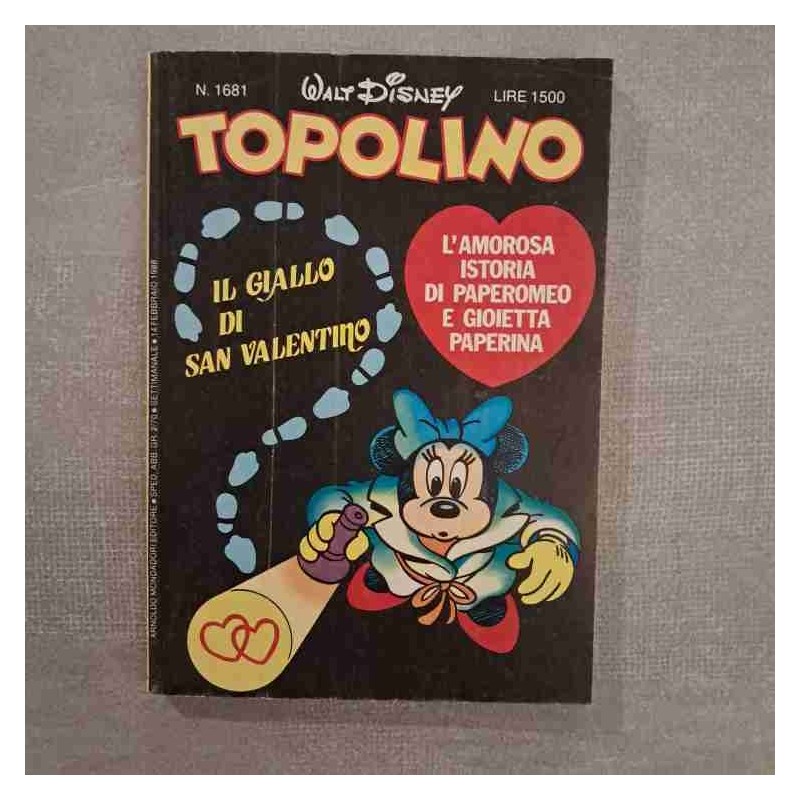 Topolino Libretto n. 1681 Walt Disney