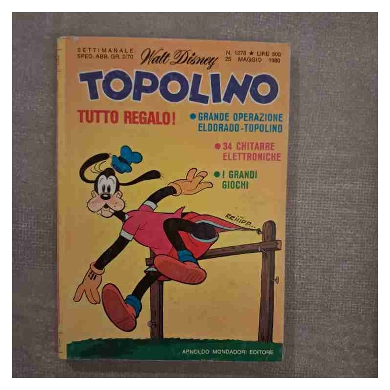 Topolino Libretto n. 1278 con bollino Walt Disney