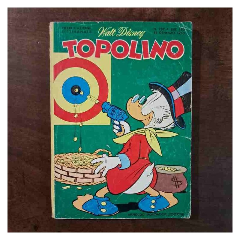 Topolino Libretto n. 738 Walt Disney con bollino