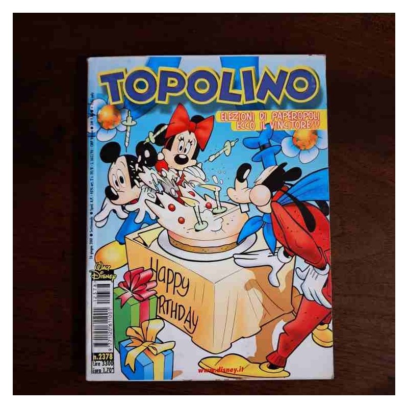 Topolino Libretto n. 2378 Walt Disney