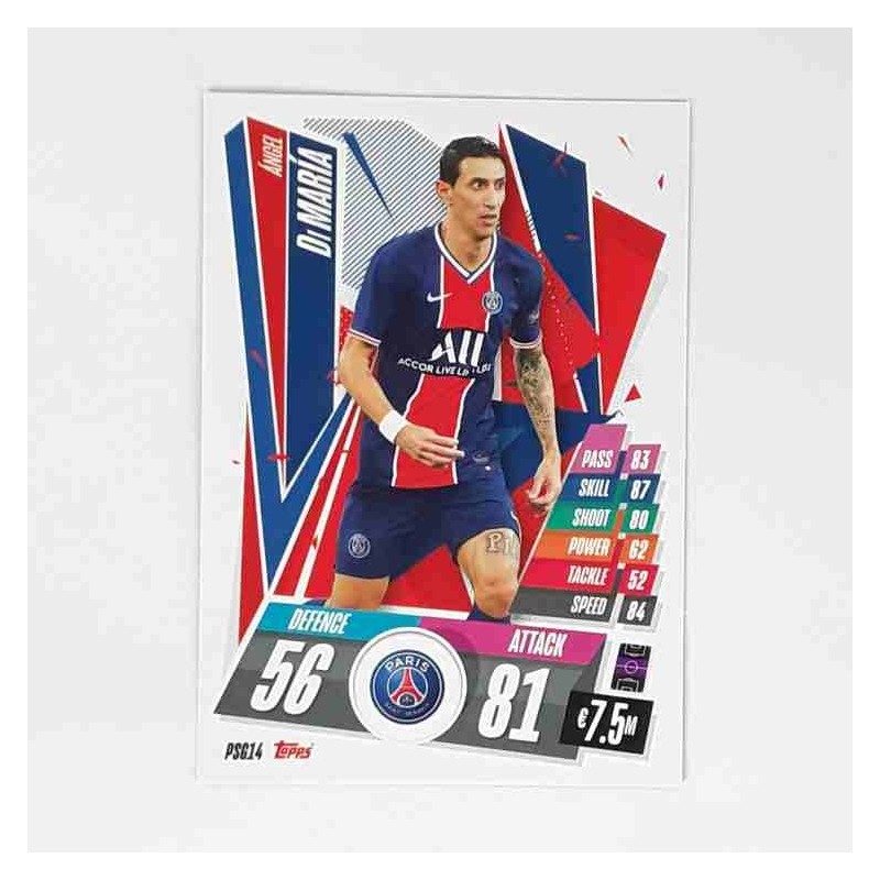 Match Attax Champions League Topps 2020 Ángel Di María Paris Saint-Germain PSG14