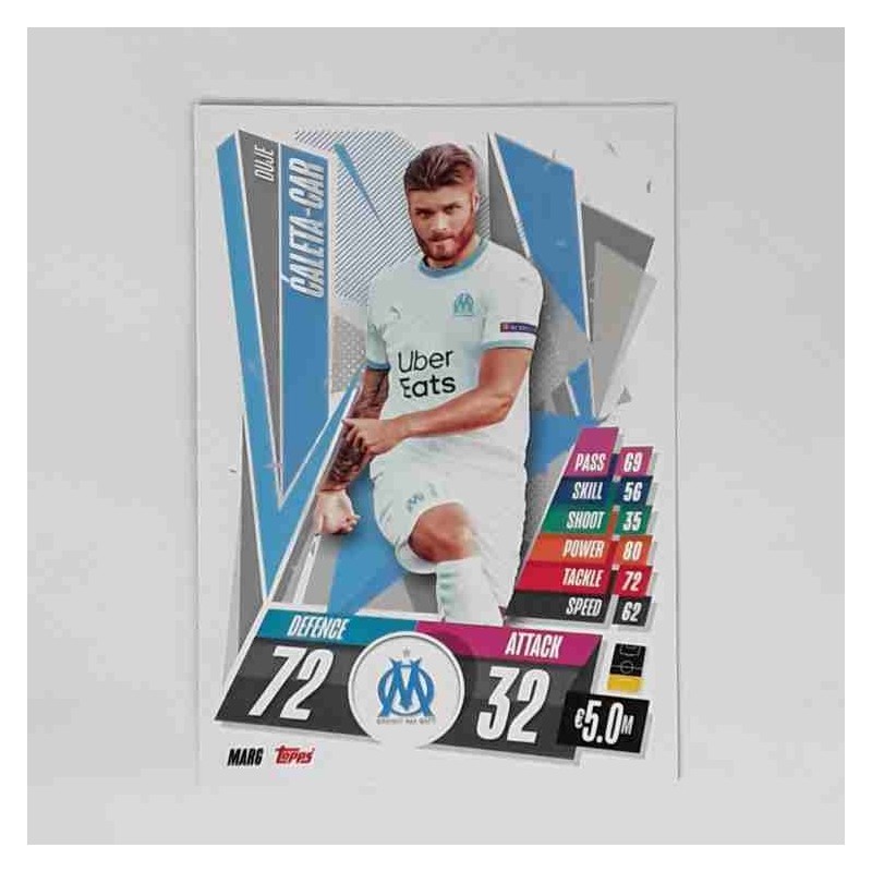 Match Attax Champions League Topps 2020 Duje Ćaleta-Car Olympique De Marseille 38777