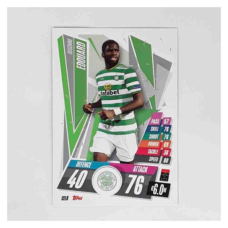 Match Attax Champions League Topps 2020 Odsonne Edouard Celtic FC CEL8