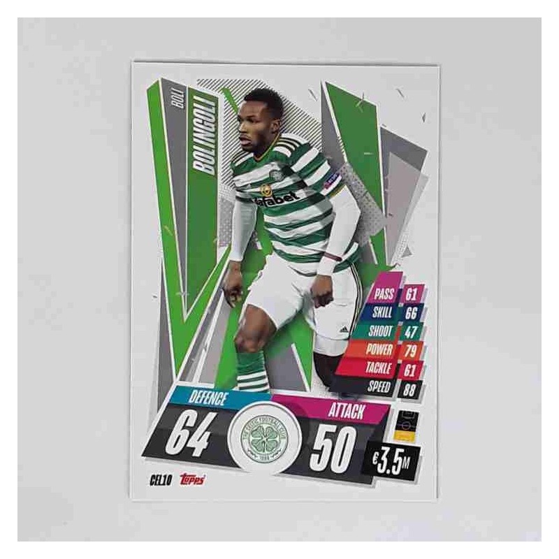 Match Attax Champions League Topps 2020 Boli Bolingoli Celtic FC CEL10