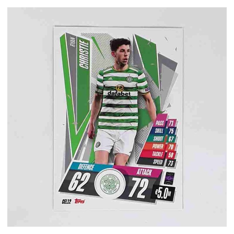 Match Attax Champions League Topps 2020 Ryan Christie Celtic FC CEL12