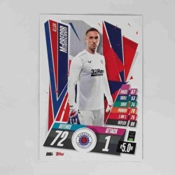 Match Attax Champions League Topps 2020 Allan McGregor Rangers FC RNG4