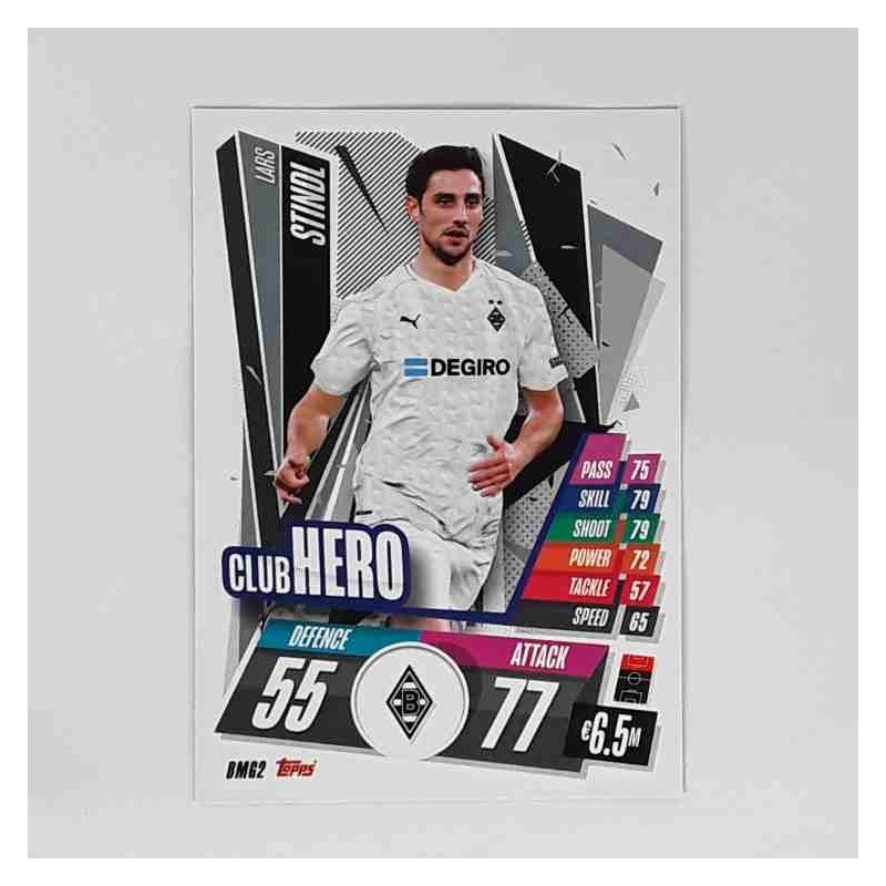 Match Attax Champions League Topps 2020 Lars Stindl VfL Borussia Mönchengladbach BMG2