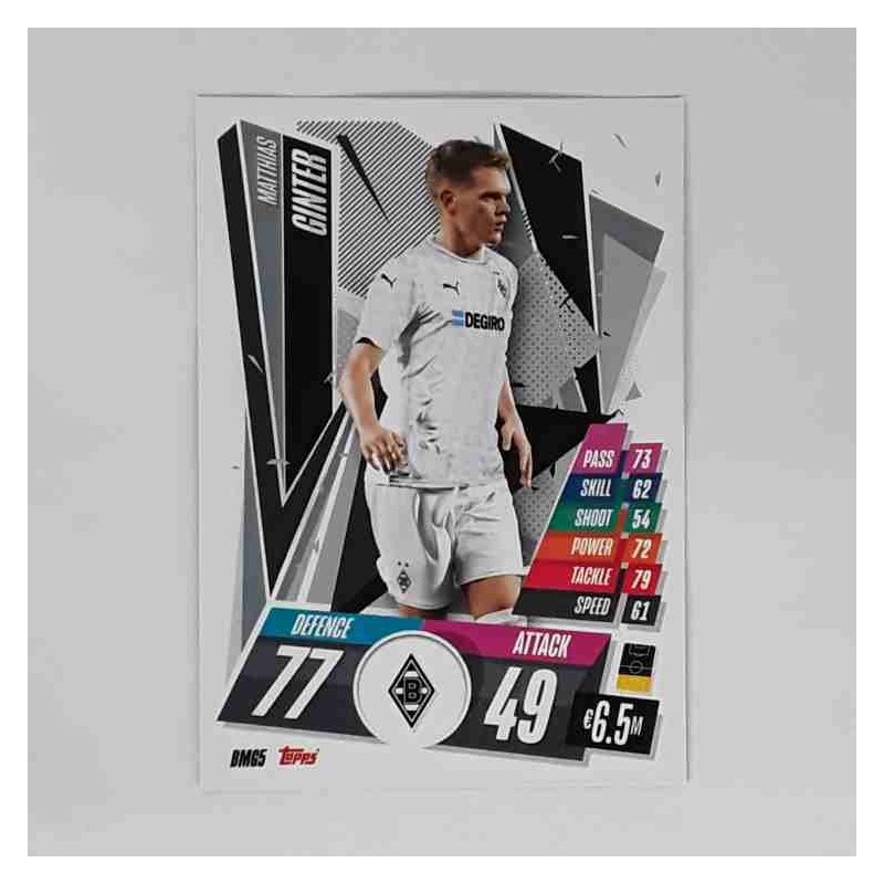 Match Attax Champions League Topps 2020 Matthias Ginter VfL Borussia Mönchengladbach BMG5