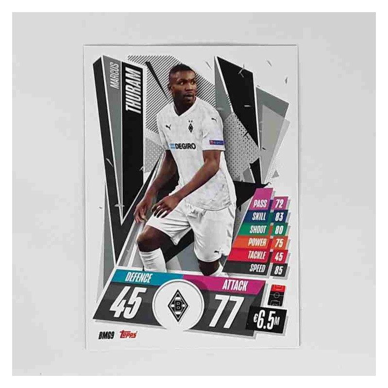 Match Attax Champions League Topps 2020 Marcus Thuram VfL Borussia Mönchengladbach BMG9