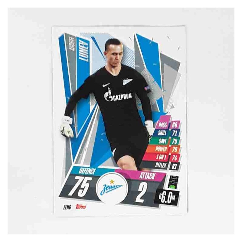 Match Attax Champions League Topps 2020 Andrei Lunev FC Zenit ZEN6