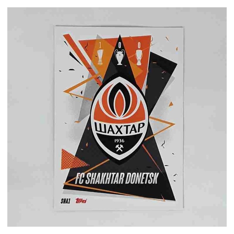 Match Attax Champions League Topps 2020 Team Badge FC Shakhtar Donetsk SHA1