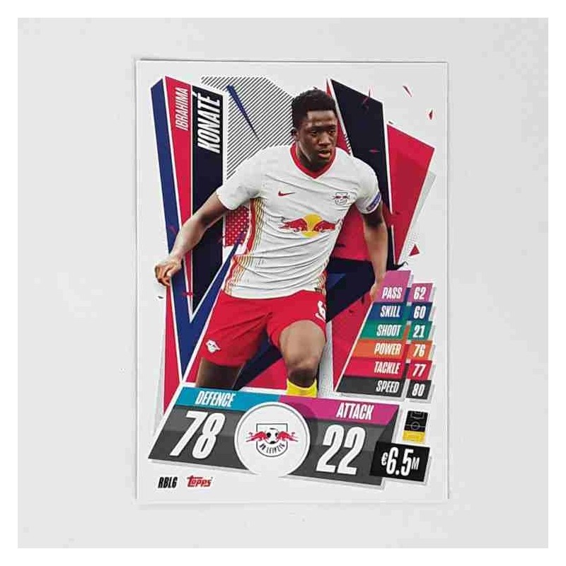 Match Attax Champions League Topps 2020 Ibrahima Konaté RB Leipzig RBL6