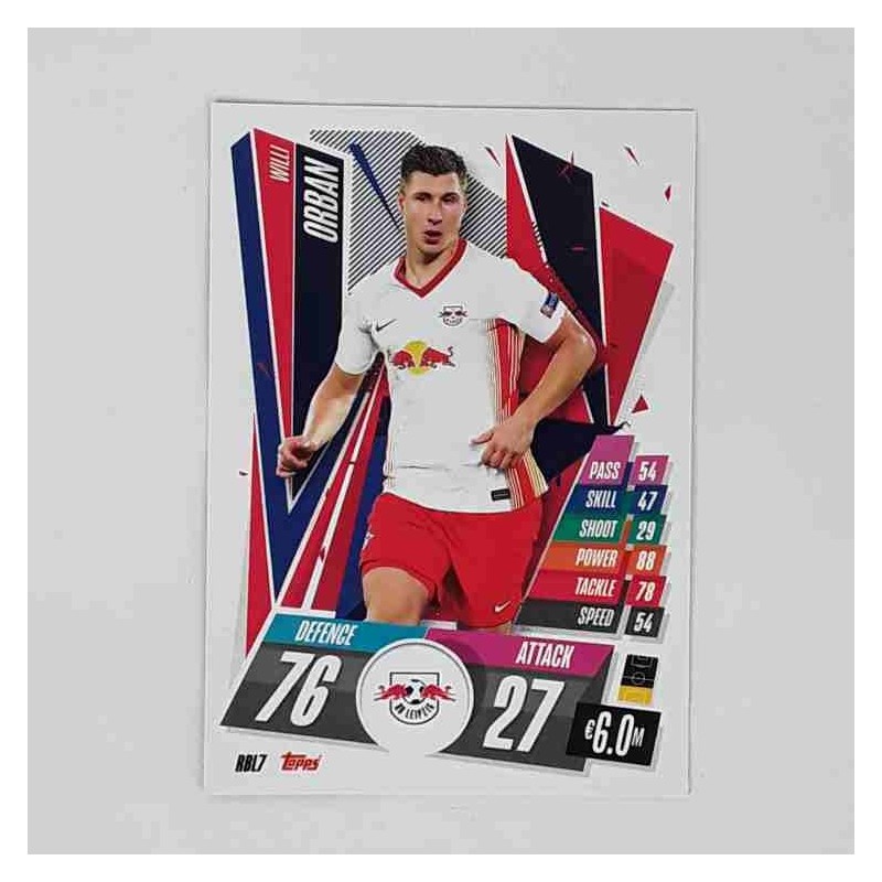 Match Attax Champions League Topps 2020 Willi Orban RB Leipzig RBL7