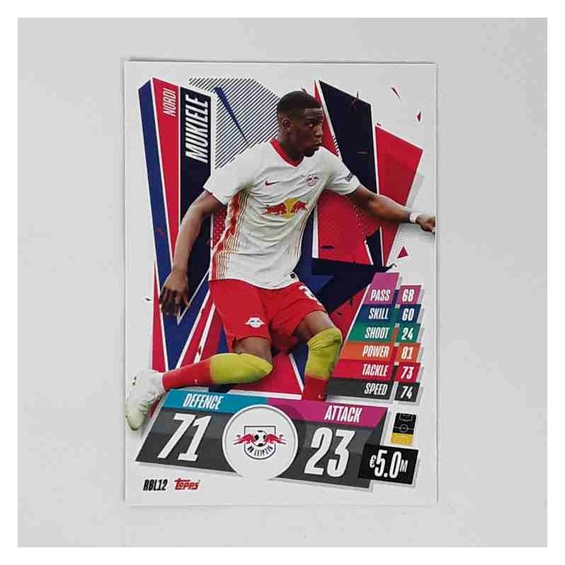 Match Attax Champions League Topps 2020 Nordi Mukiele RB Leipzig RBL12