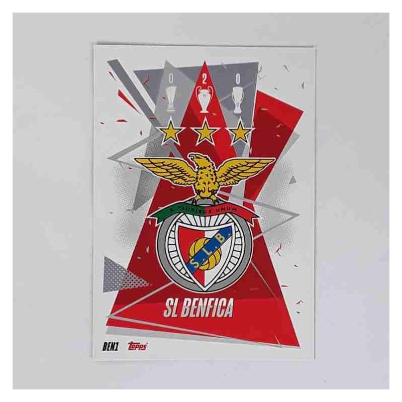 Match Attax Champions League Topps 2020 Team Badge SL Benfica BEN1