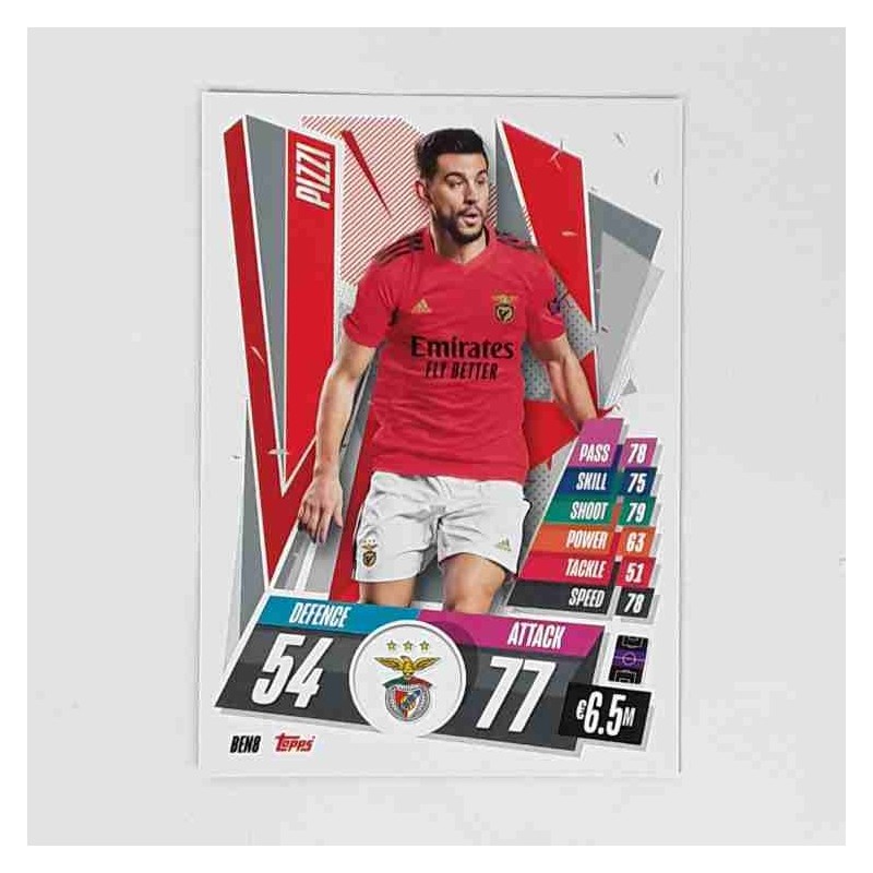 Match Attax Champions League Topps 2020 Pizzi SL Benfica BEN8