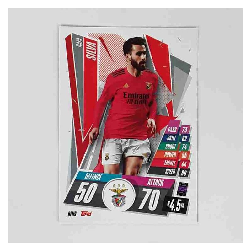 Match Attax Champions League Topps 2020 Rafa Silva SL Benfica BEN9