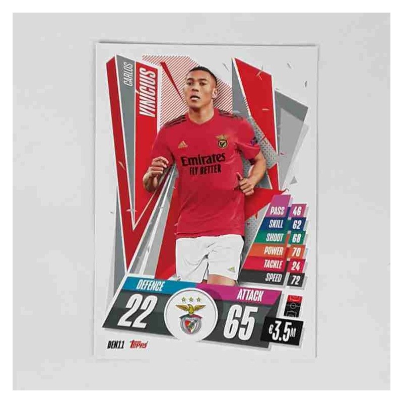 Match Attax Champions League Topps 2020 Carlos Vinícius SL Benfica BEN11