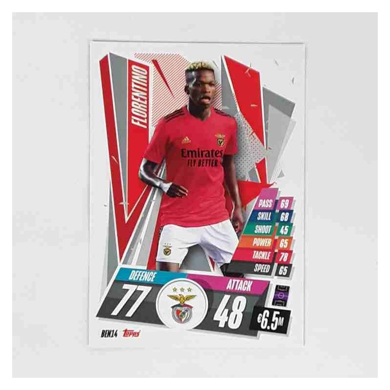 Match Attax Champions League Topps 2020 Florentino SL Benfica BEN14