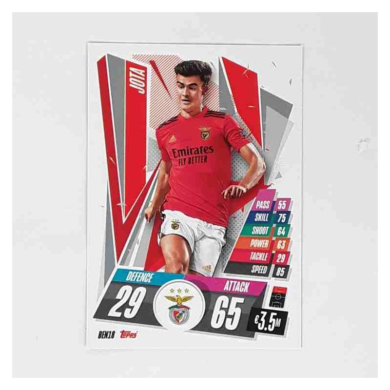 Match Attax Champions League Topps 2020 Jota SL Benfica BEN18