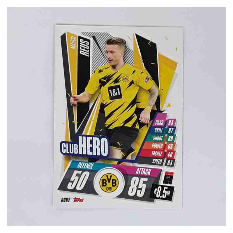 Match Attax Champions League Topps 2020 Marco Reus Borussia Dortmund DOR2