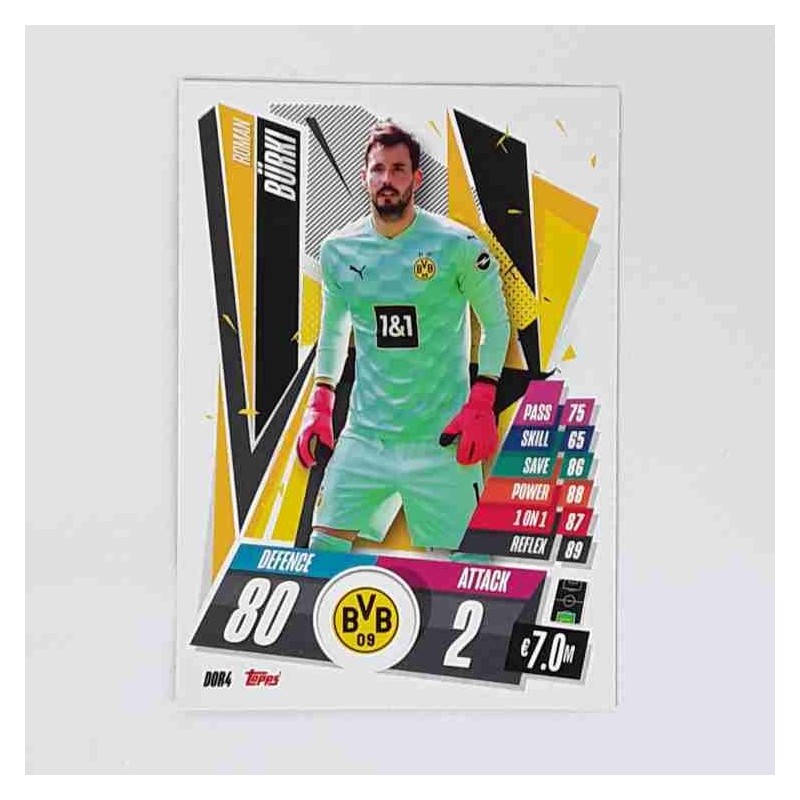 Match Attax Champions League Topps 2020 Roman Bürki Borussia Dortmund DOR4