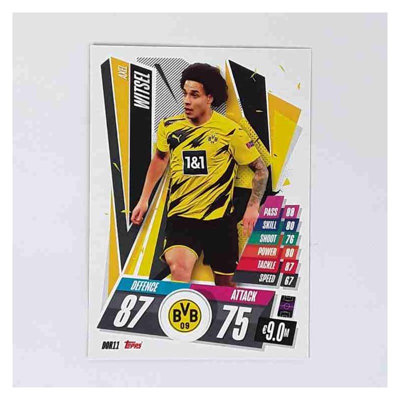 Match Attax Champions League Topps 2020 Axel Witsel Borussia Dortmund DOR11