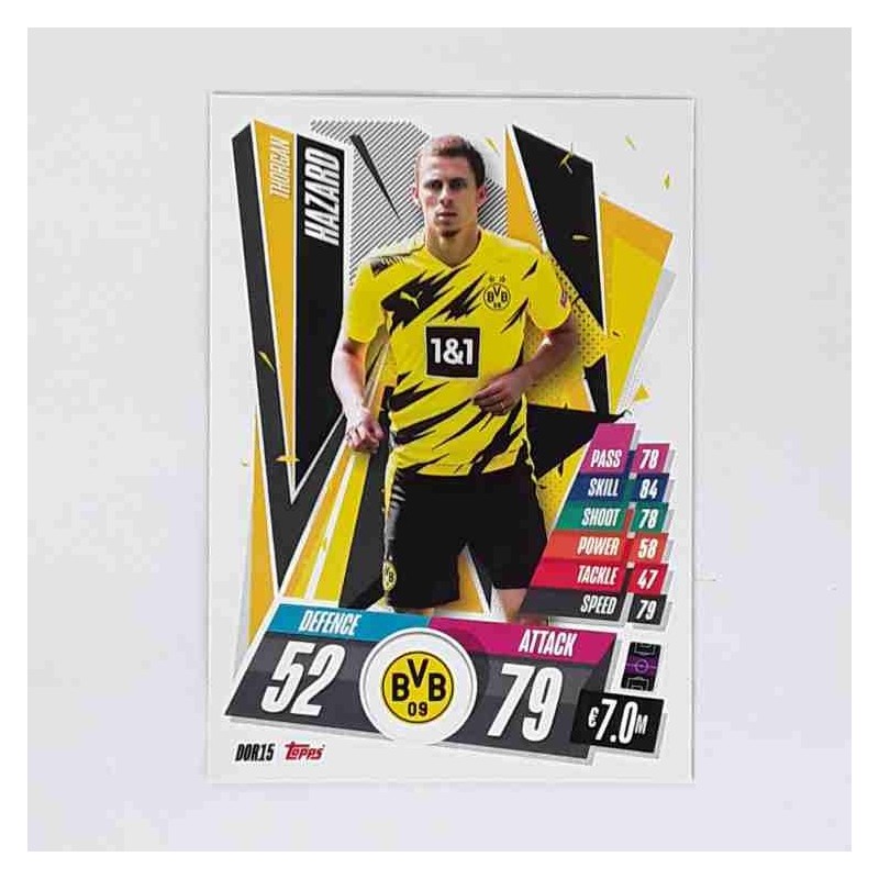 Match Attax Champions League Topps 2020 Thorgan Hazard Borussia Dortmund DOR15