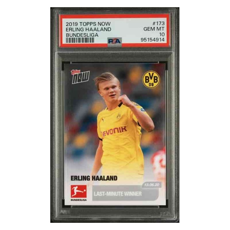 Psa Topps now Haaland 2019 Bvb 173