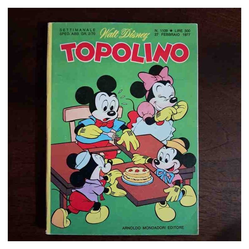 Topolino Libretto n.1109 Walt Disney con bollino