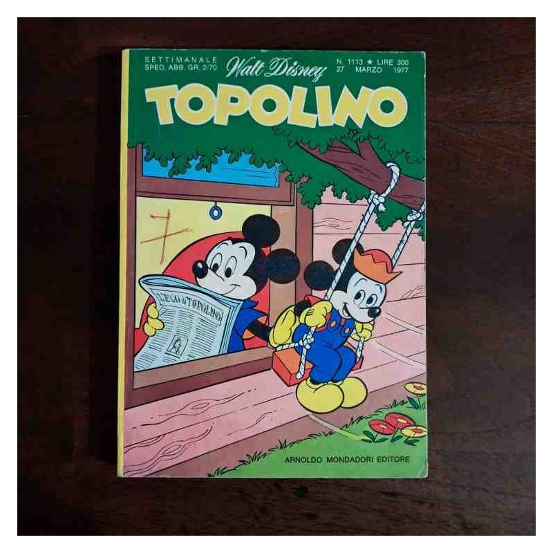 Topolino Libretto n.1113 Walt Disney con bollino