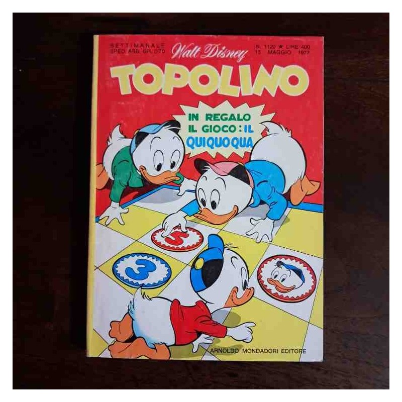 Topolino Libretto n.1120 Walt Disney con bollino